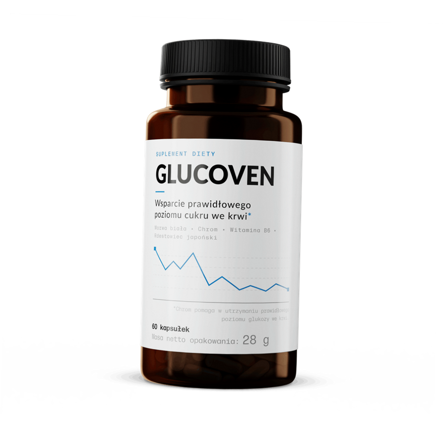 Glucoven — opakowanie 60 kapsułek
